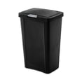 thumbnail image 1 of Sterilite 13 Gallon TouchTop Wastebasket with Titanium Latch, (12 Pack), 1 of 11