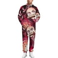 thumbnail image 3 of Demon Slayer Unisex Adult Sweatsuits Hoodie & Sweatpants Long Sleeve Hooded Sweatshirt Matching Joggers Tracksuit Sets M, 3 of 9