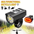 thumbnail image 2 of 9 LED Bike Headlight Type-C Rechargeable Handlebar Flashlight for Outdoor Cycling, 2 of 7