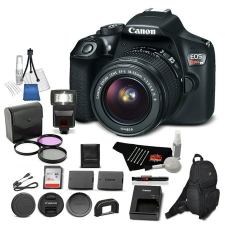 Canon EOS Rebel T6 Digital SLR Camera Bundle with 18-55mm Lens