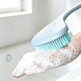 thumbnail image 5 of Shower Brush Long Handle Back Scrubber 16.54 Inch Soft Nylon Body Brush with Non-Slip Grip Blue Bath Accessory 1 Pack, 5 of 7