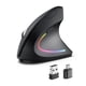 thumbnail image 1 of Ratón inalámbrico recargable POJTK Ergonomic 4800 DPI negro, 1 of 8