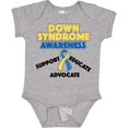 thumbnail image 3 of Inktastic Down Syndrome Awareness Support, Educate, Advocate Boys or Girls Baby Bodysuit, 3 of 5