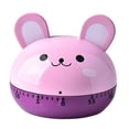 thumbnail image 3 of 2xCute Animal Temporizador Mecánico Reloj Despertador Manual Para Cocinar Hornear Aula, 3 of 8