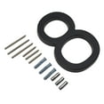 thumbnail image 3 of Large 5.6\" Modern Floating House/Door Numbers 12mm Brushed Stainless Steel, 3 of 10
