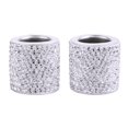 thumbnail image 2 of 2 piezas de de cristal para reposacabezas de coche, anillos de cuello para reposacabezas, decoración ostentosa, fácil de blanco Baoblaze Collares de reposacabezas de coche, 2 of 8