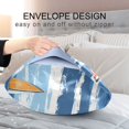 thumbnail image 4 of Yayeee Pillowcase King Size Set of 2 Satin Wrinkle Resistant Pillow Case, Red Sailboats, 4 of 7