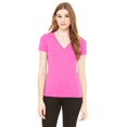 thumbnail image 1 of Bella + Canvas Ladies' Triblend Short-Sleeve Deep V-Neck T-Shirt -, 1 of 6