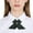 Green, variant on Bow Ties for Women Criss-Cross Tie Solid Color Neck Tie for Women Girls Boys School Uniform Shirts Blouses Green