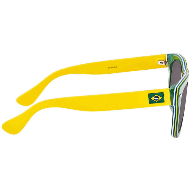 Havaianas Brazil themed sunglasses ?? havaianas hv brasil sunglasses 01ri green yellow - Walmart.com main image 2