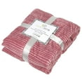 thumbnail image 3 of Legacy Decor Luxury Ultra Plush and Soft Sherpa Fleece Throw Blanket, 52” x 71” Pink, 3 of 3