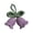 E, variant on Keychain Hand Woven Flower Delicate Workmanship Bohemian Decorate Ornament Attractive Handmade Flower Knitted Key Ring Bag Accessory