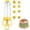 A, variant on Yooci Transparent Cake Decorating Piping Gun Set, Scissor-Style Cookie Press with 8 Nozzle Tips, Blue