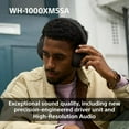 thumbnail image 4 of Sony WH-1000XM5SA Écouteurs Supra-Auriculaires Sans Fil Haut de Gamme à Réduction de Bruit avec Bluetooth, Audio Haute Résolution, Batterie 30 H, Noir (Étui Souple Inclus) - Boîte Ouverte, 4 of 11