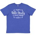 thumbnail image 3 of Inktastic Bible Study Best Medicine WHT Youth T-Shirt, 3 of 5