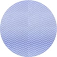 thumbnail image 1 of Ahgly Company Machine Washable Indoor Round Transitional Sky Blue Area Rugs, 3' Round, 1 of 7