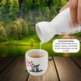 thumbnail image 2 of Japanese Sake Set, 1 Tokkuri Bottle & 4 Ochoko Cups, Spring Blossoms Ceramic Sake Set Microwave and Dishwasher Safe$$Home Decor, Kitchen, & Other, 2 of 5