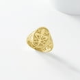 thumbnail image 4 of Ross-Simons Italian 14kt Yellow Gold Fleur-De-Lis Signet Ring, Women's, Adult, 4 of 6