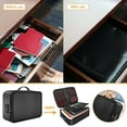 thumbnail image 1 of PEONAVET File Storage Document File Information Fireproof Storage Bag Travel Multi-functional and Fireproof Storage Soft Box, 1 of 9