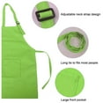 thumbnail image 3 of Toptie Cotton Canvas Parent-Child Apron Set-green dot-Kid XXL/Adult L, 3 of 7