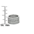 thumbnail image 2 of YGI SWB212B-7 Sterling Silver Black Evil Eye Pave Eternity Ring - 7, 2 of 4
