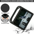 thumbnail image 3 of iPad Mini 7 Case Kids, iPad Mini 6 Case Kids, EVA Handle Kickstand Kids Friendly Case with Shoulder Strap Lightweight Shockproof Protective Case for Apple iPad mini 6 7 8.3",Black, 3 of 6
