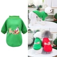 thumbnail image 2 of BNNG Christmas Pet Pajamas Plaid Pet Christmas Sweater Christmas Day Small And Medium Cats And Dogs Pet Christmas Sweatshirts Cartoon Dog Print Christmas Sweater Personalized Pet Christmas Sweater, 2 of 5
