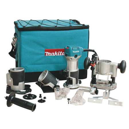 Makita RT0701CX3 1-1/4 HP Compact Router Kit with Attachments