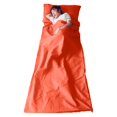 thumbnail image 1 of Sleeping Bag With Pillowcase Super Soft Foldable Travel Sheet, 1 of 5