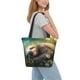 thumbnail image 2 of Fotbe Daisy Sleeping Sloth Bolsa de Playa con Estampado, Bolsa de Hombro, Bolsa de Mano Espaciosa, Bolsa de Viaje Ligera, Bolsa de Compras Versátil, 2 of 6