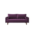 thumbnail image 3 of Uspridefurniture Hazen 69.7'' Velvet Square Arm Sofa, Purple, 3 of 5