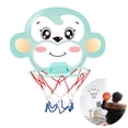 thumbnail image 1 of Kids Basketball Set Cute Cartoon Adjustable Hanging Basketball Hoop Set for Home, 1 of 10