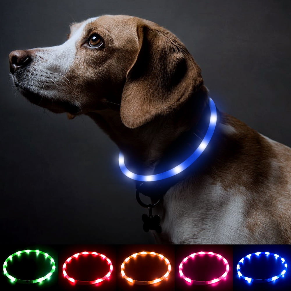 Glow Dog Reflective Fido Snap Lock Collar 