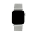 thumbnail image 6 of Bandini Mesh Band for Apple Watch Band 38mm 44mm 45mm 42mm 41mm 40mm Ultra 49mm, Women Men, Stainless Steel Strap for Metal Apple Watch Band Series 9 8 7 6 5 4 3 2 1 SE & iWatch - Silver / Fine Mesh, 6 of 8