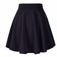 thumbnail image 4 of Womens Plus Size Skirts Solid High Waist Short A-Line Skirt With Built-In Shorts Running Tennis Sportswear Mini Skirts Sexy Stylish Party Dresses, 4 of 4