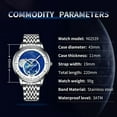 thumbnail image 2 of NIBOSI Mens Watches Fashion Creative Sky Map Watch Man Waterproof Luminous Top Brand Luxury Men Quartz Wrist Relogio Masculino, 2 of 6