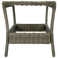 thumbnail image 5 of vidaXL Patio Furniture Set 3 Piece Outdoor Sofa Chair with Table Poly Rattan, 5 of 12