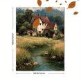 thumbnail image 3 of Antique Cottage Landscape Canvas Rustic Farmhouse Countryside Living Wall Art, 3 of 8