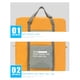 thumbnail image 4 of Bolsa de viaje grande para mujer y hombre | Bolsa de gimnasio impermeable de 45 l con compartimento para ropa húmeda y seca | Bolsa deportiva, bolsa de mano para fin de semana, ideal para entrenar,, 4 of 9