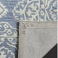 thumbnail image 4 of SAFAVIEH Bella Doriane Medallion Geometric Wool Area Rug, Blue/Ivory, 6' x 9', 4 of 7