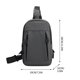 thumbnail image 3 of Bolso de pecho para hombre | Bolso cruzado de hombro a la moda | Organizador de gran capacidad y múltiples compartimentos | Poliéster versátil | Diseño casual y elegante | Ligero | 28x19x10 cm, 3 of 5