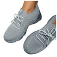 thumbnail image 5 of Gvdentm Womens Walking Shoes Lightweight Running Casual Gym Travel Work Sneakers for Women Shoes for Women Sneakers Mesh Comfy Shoes Z02-Grey,6, 5 of 5