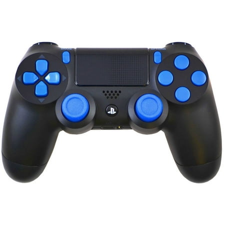 Blue Out Playstation 4 PS4 Modded Controller for ALL Games, Including Call of Duty Infinite Warfare, by Midnight