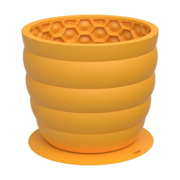 Slow Feeder Dog Bowl, Collapsible Silicone Dog Bowl with Honeycomb Design, Interactive Pet Food Bowl for Small Medium Large Dogs