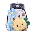 thumbnail image 2 of CUZIBR Cute Cartoon Pattern Backpack Breathable Padded Strap Kids Daypack Small Multi Pocket Preschool Book Bag For Little Boys Girls Outdoor Travel Carry Bag, 2 of 3