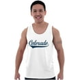 thumbnail image 5 of Colorado CO Classic Athletic Script Tank Top T Shirts Men Women Brisco Brands S, 5 of 6