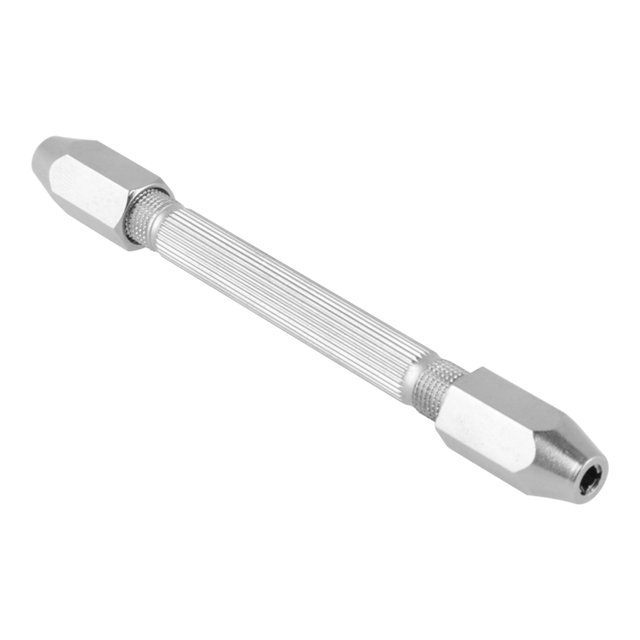 Pin Étau Mandrin, Micro Foret à Main Ensemble Double Extrémité Étau Mandrin pour Outil de Réparation de Montre Bijoux