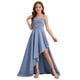 thumbnail image 2 of Vestido de Manga Larga Una Línea para las Mujeres Elástico Twirly Patinador Escuela Vestido de Recital Cuello Redondo Sólido Vestido para Niña de 4-14 Años, 2 of 6