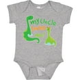 thumbnail image 3 of Inktastic My Uncle Loves Me Boys Baby Bodysuit, 3 of 5