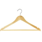 Canopy 20 Solid Wood Suit Hangers, Natural